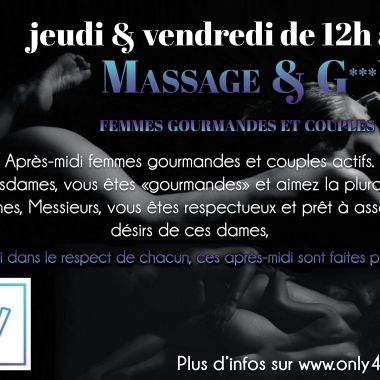 Après-midi gang bang + massages Érotiques le Jeudi 13 Novembre 25 - 2339