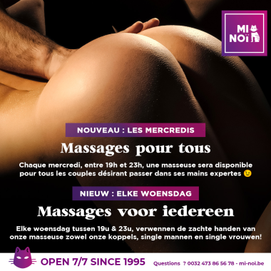 Couple Massages pour tous + après midi gang bang