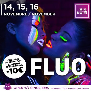 Couple Fluo + apm gangbang et massages erotiques