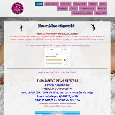 Club échangiste s club complexe libertin