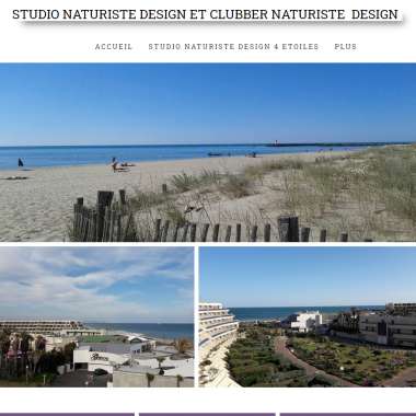 Hôtel et chambre hôtes studio naturiste design