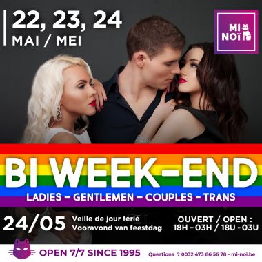 Bi week-end ladies – gentlemen – couples – trans le Dimanche 24 Mai 26 - 2660