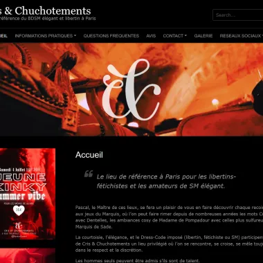 Club échangiste Cris et Chuchotements