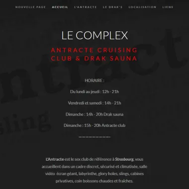 Club échangiste ANTRACTE- LE COMPLEX