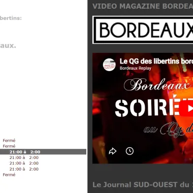 Club échangiste Le QG de Monbadon