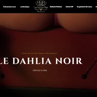 Le dahlia noir