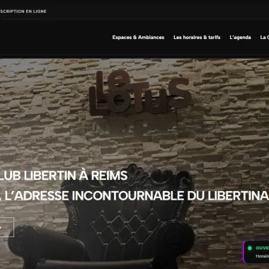 Club échangiste Sauna le Lotus