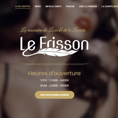 Club échangiste Le Frisson Club Libertin Belgique