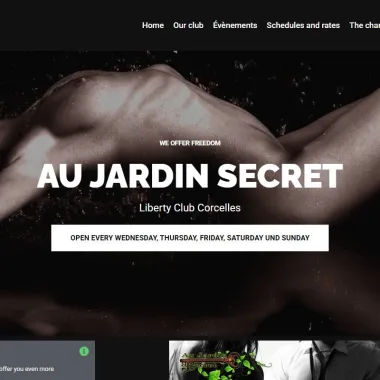 Club échangiste Au Jardin Secret
