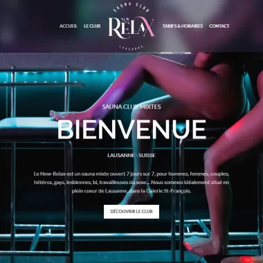 Club échangiste Sauna New Relax